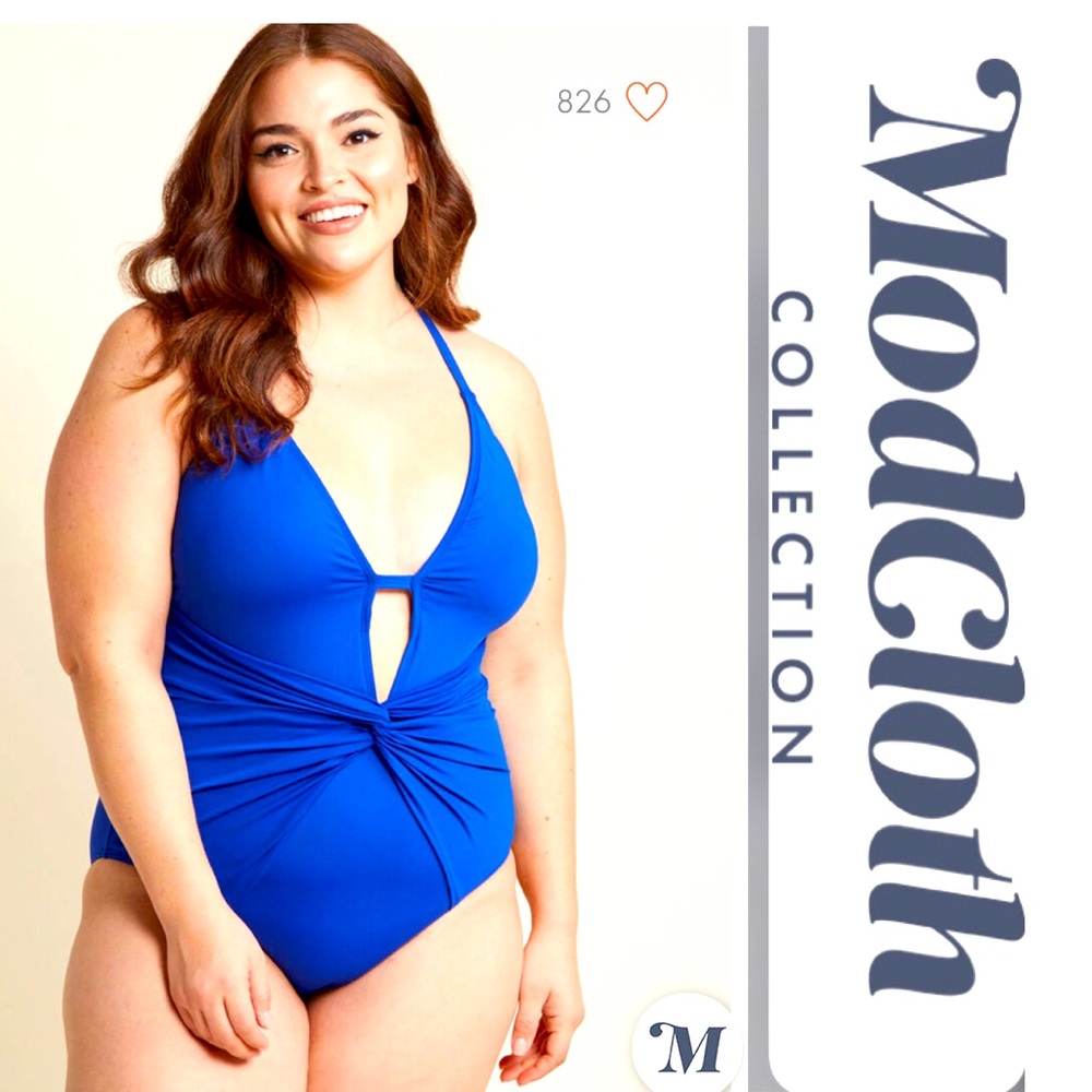 Vintage One-Piece Swimsuit with Ruching